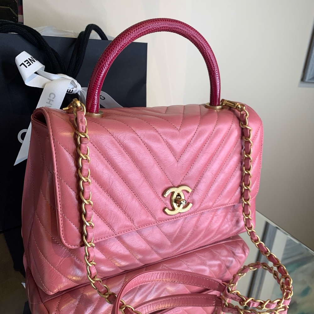 Chanel Coco Lizard Handle - Picture 2 of 7